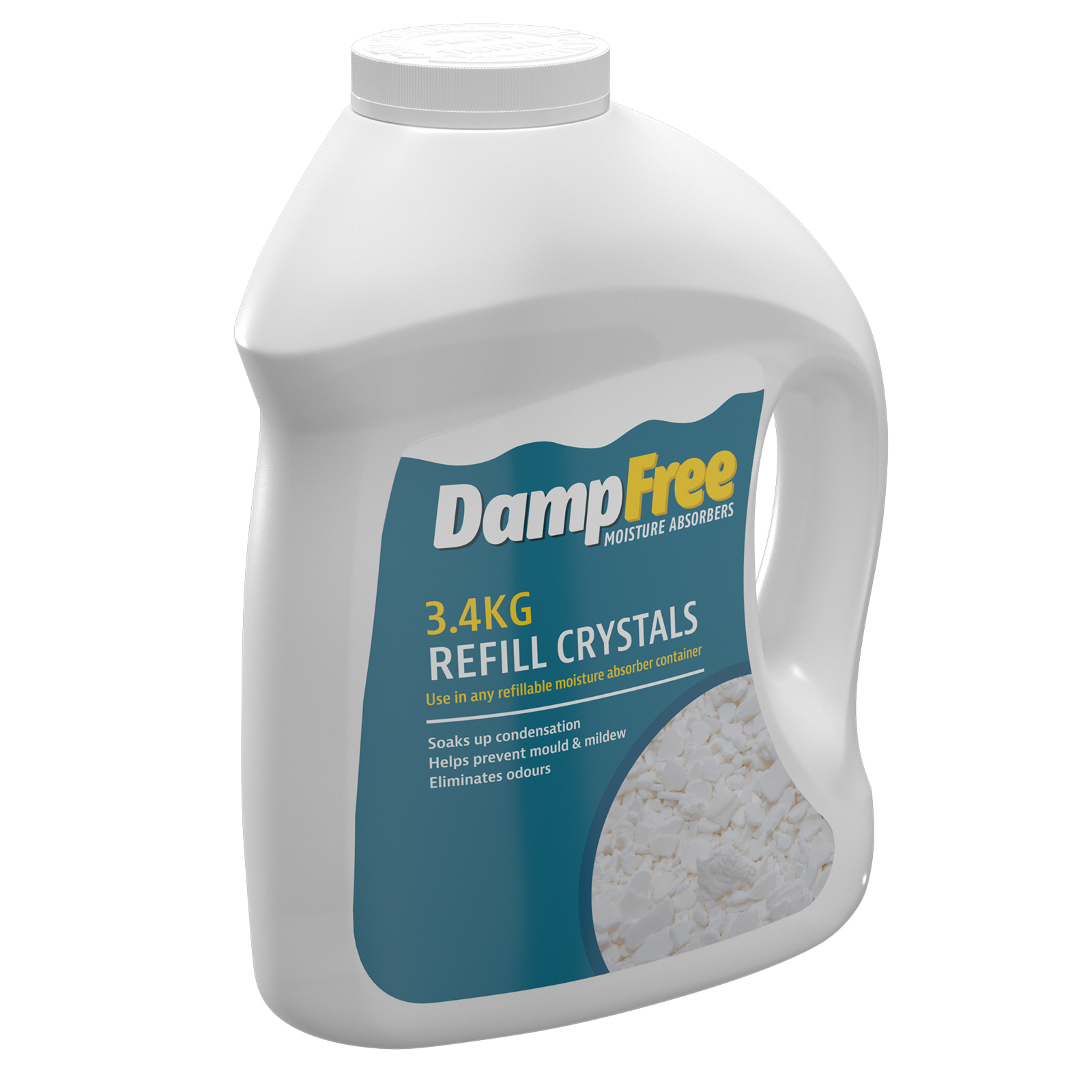 DampFree Moisture Absorber Refill Crystals 3.4kg