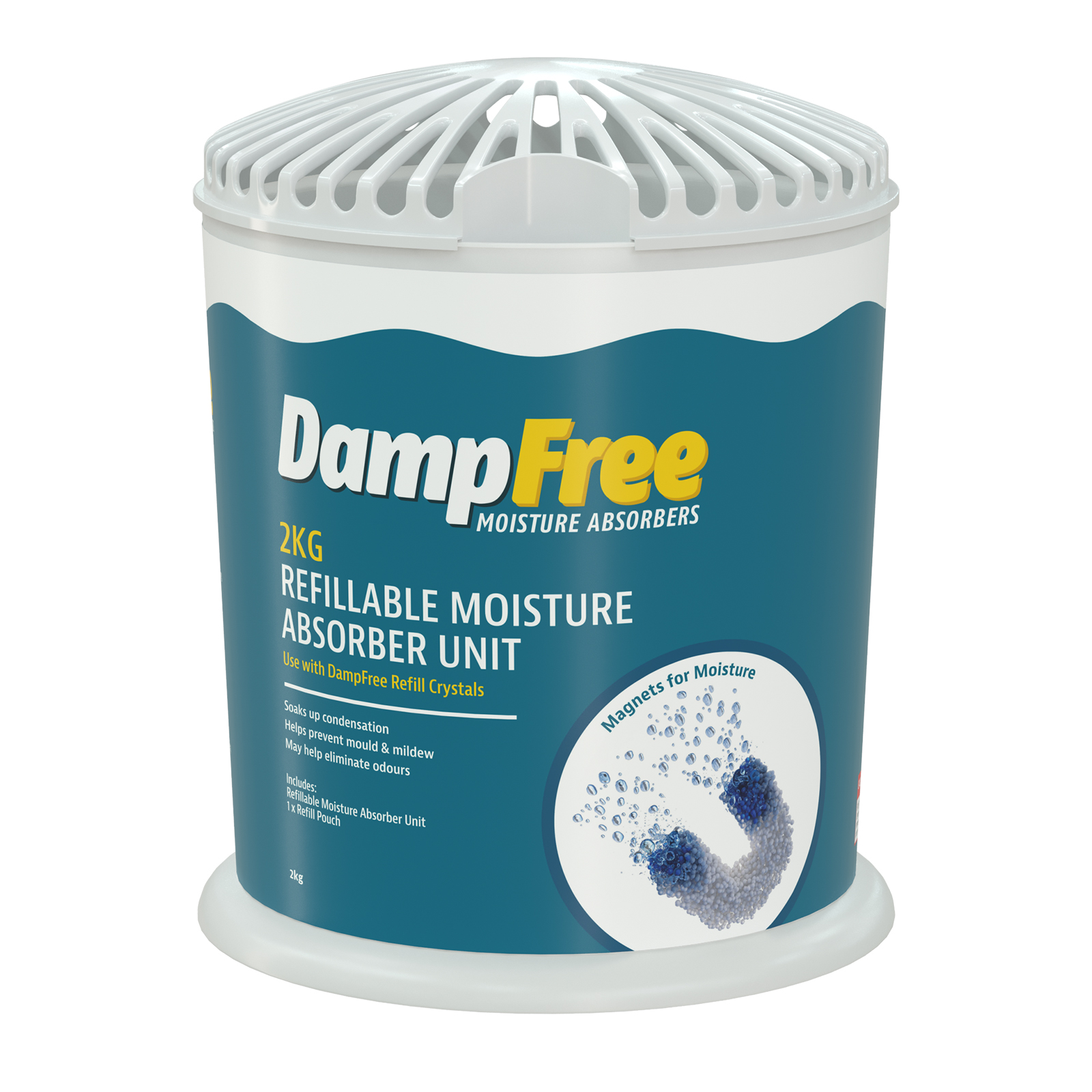 DampFree Refillable Moisture Absorber Unit 2kg